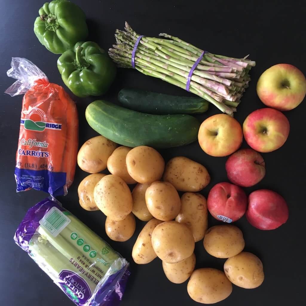 A bountiful haul of imperfect produce from Imperfect Foods