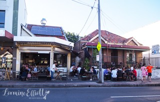 A vibrant egg omelette with crispy rice cakes and pork at VN Street Foods, Marrickville