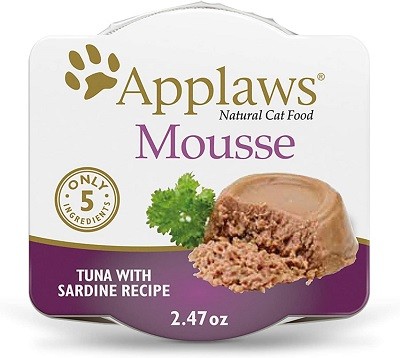 Applaws Natural Mousse Tuna with Sardine Wet Cat Food