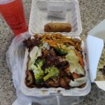 Assortment of Asian dishes at The Hub Asian Food Hall in Catonsville MD