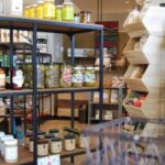 Assortment of gourmet jars and goods from Relish Market