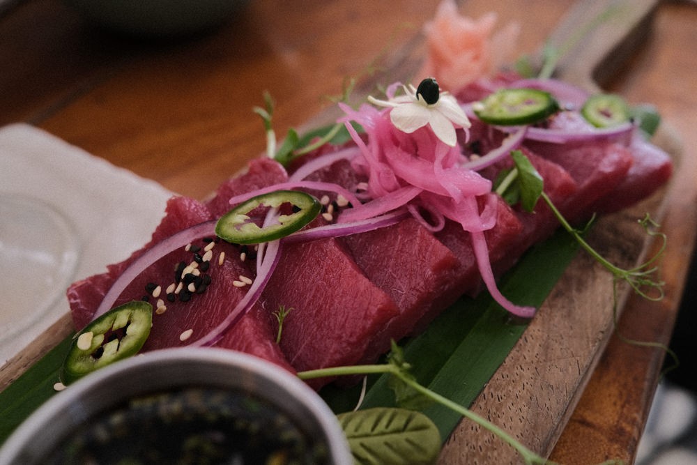 Barracuda's mouthwatering seafood molcajete, a must-try in Sayulita