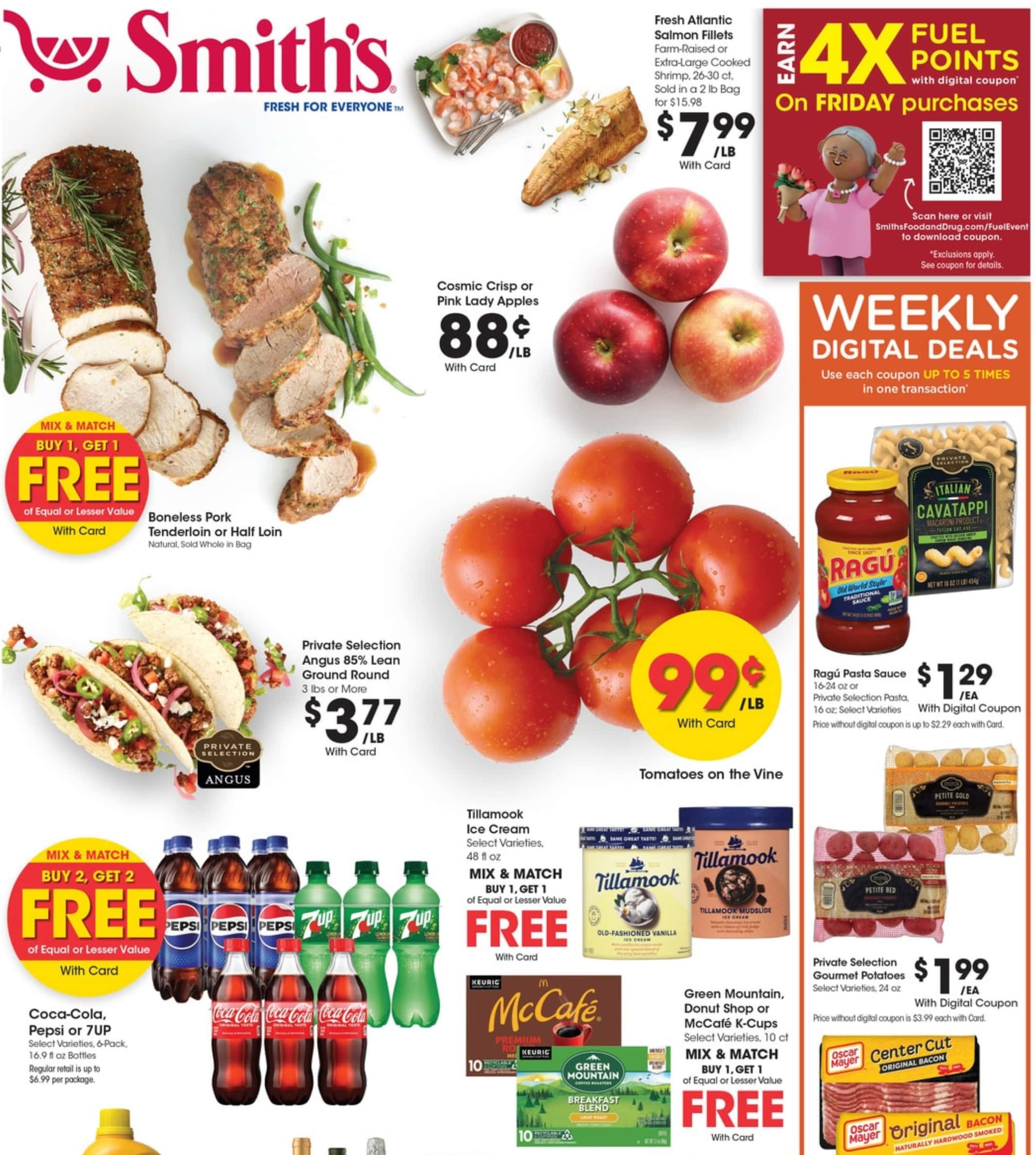 Browse the First Page of Smith's Food and Drug Weekly Ad for February 12th to 18th, 2025