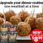 Close-up of perfectly cooked meatballs, showcasing their texture and savory appearance, ideal for dishes from spaghetti to appetizers.