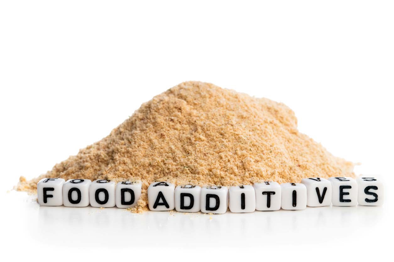 concept showing appearance of food additives