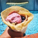 Cookies and Cream Crepe at Central Park Crepes, a vegetarian sweet treat in Universal Studios Florida