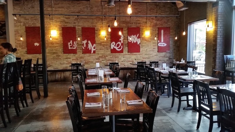 Cozy dining area inside The Pullman restaurant, a top Glenwood Springs food destination.