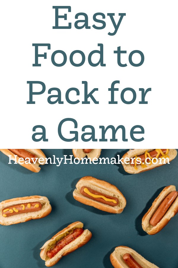 Easy Food to Pack for a Game