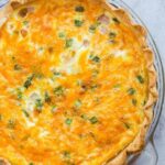 easy quiche recipe overhead