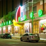 Exterior view of Phoenicia Foods Downtown Houston, a premier gourmet market in One Park Place, showcasing its urban location and inviting entrance.