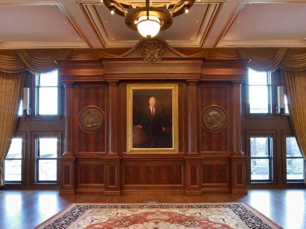 Exterior view of the World Food Prize Hall of Laureates in Des Moines