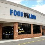 Food Lion Storefront with Open Sign