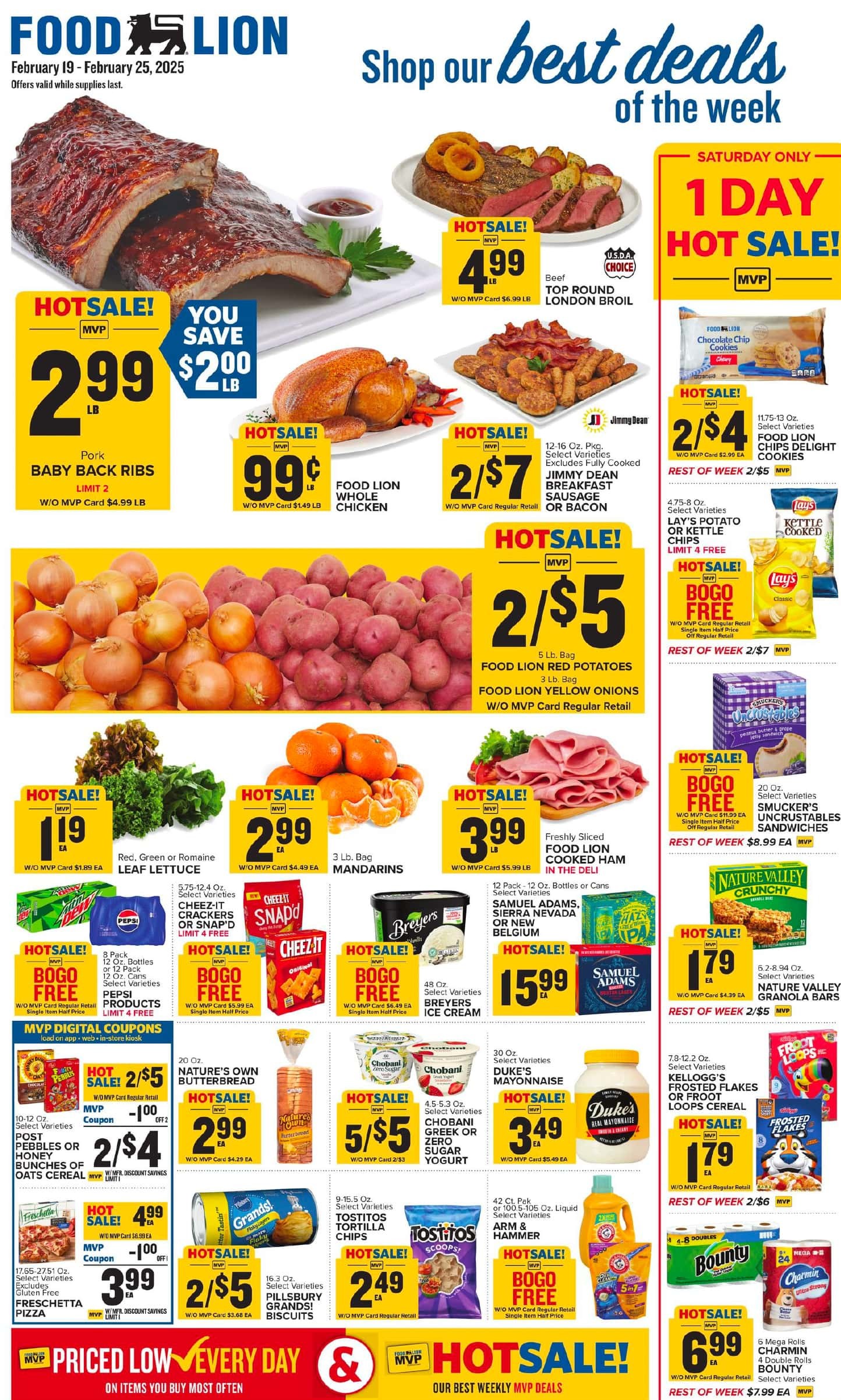 Food Lion Weekly Ad Preview for February 19-25, 2025, showcasing this week's grocery savings.