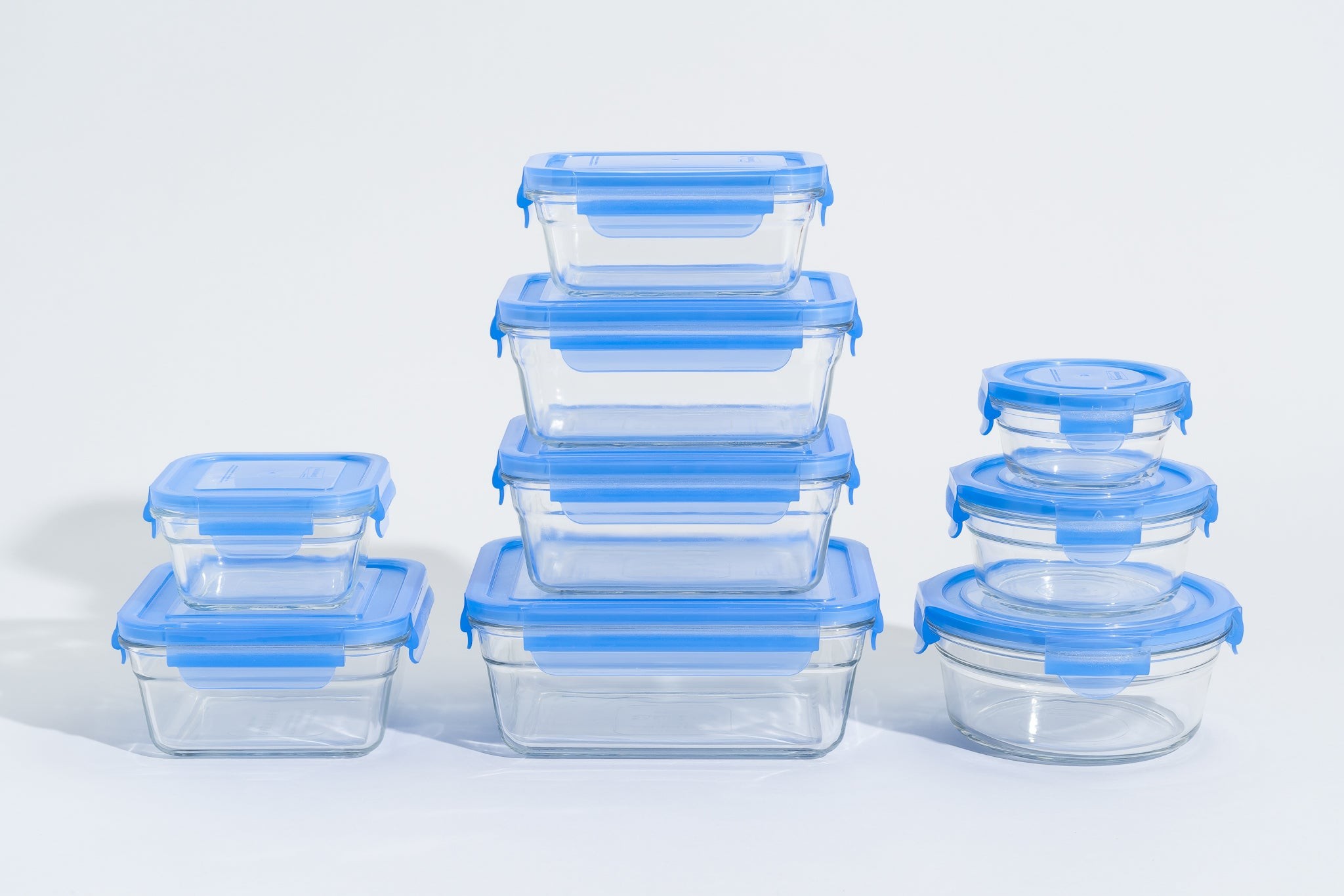 Glasslock 18-Piece Container Set offers reliable food storage as a runner up for best food storage container.