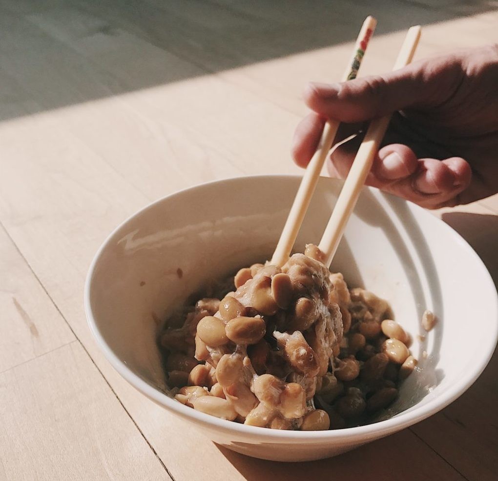 homemade natto