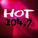 Hot 104.7 KKLS-FM radio station logo in Sioux Falls, representing local media discussing fast food options.