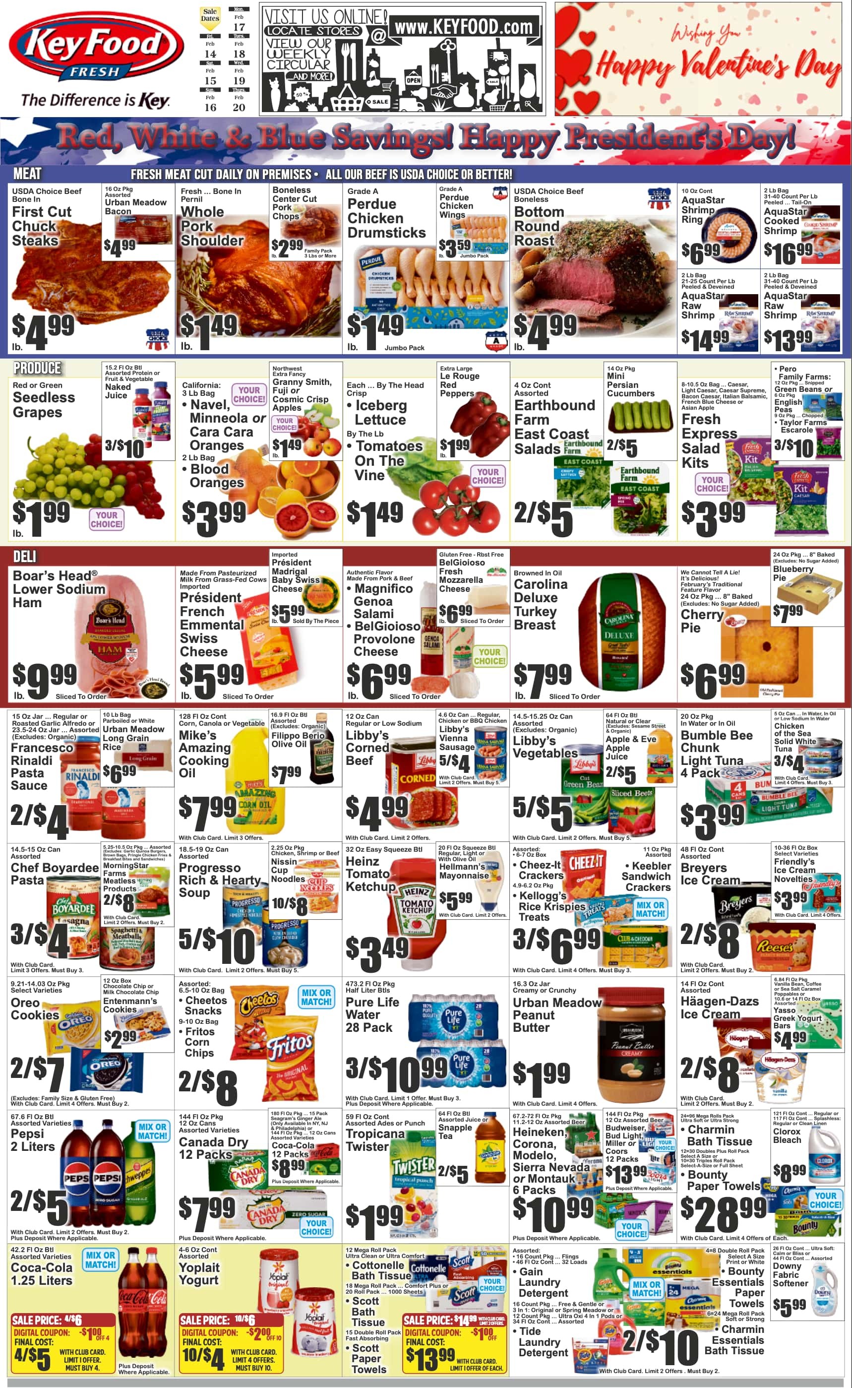 Key Food Weekly Ad Preview for February 14-20, 2025. Browse page 1 of the Key Food circular to see this week's grocery deals and plan your shopping trip for savings.