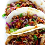 Learn how to make restaurant-quality Moo Shu Pork (or Moo Shu Chicken!) at home in just 20 minutes. So easy, so fresh, and soooo good! | gimmesomeoven.com