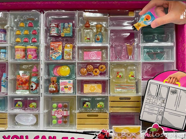 Miniverse All You Can Eat Set contents retail display at Target store