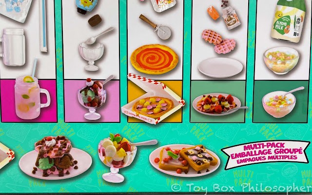 Miniverse Make It Mini Food Multipack finished food items display