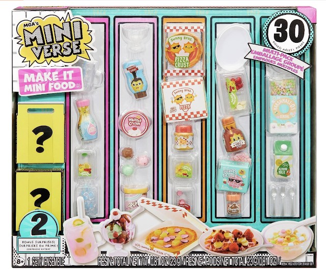 Miniverse Make It Mini Food Multipack packaging