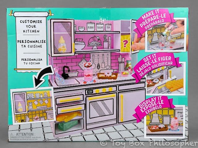 Miniverse Make It Mini Kitchen set packaging back view