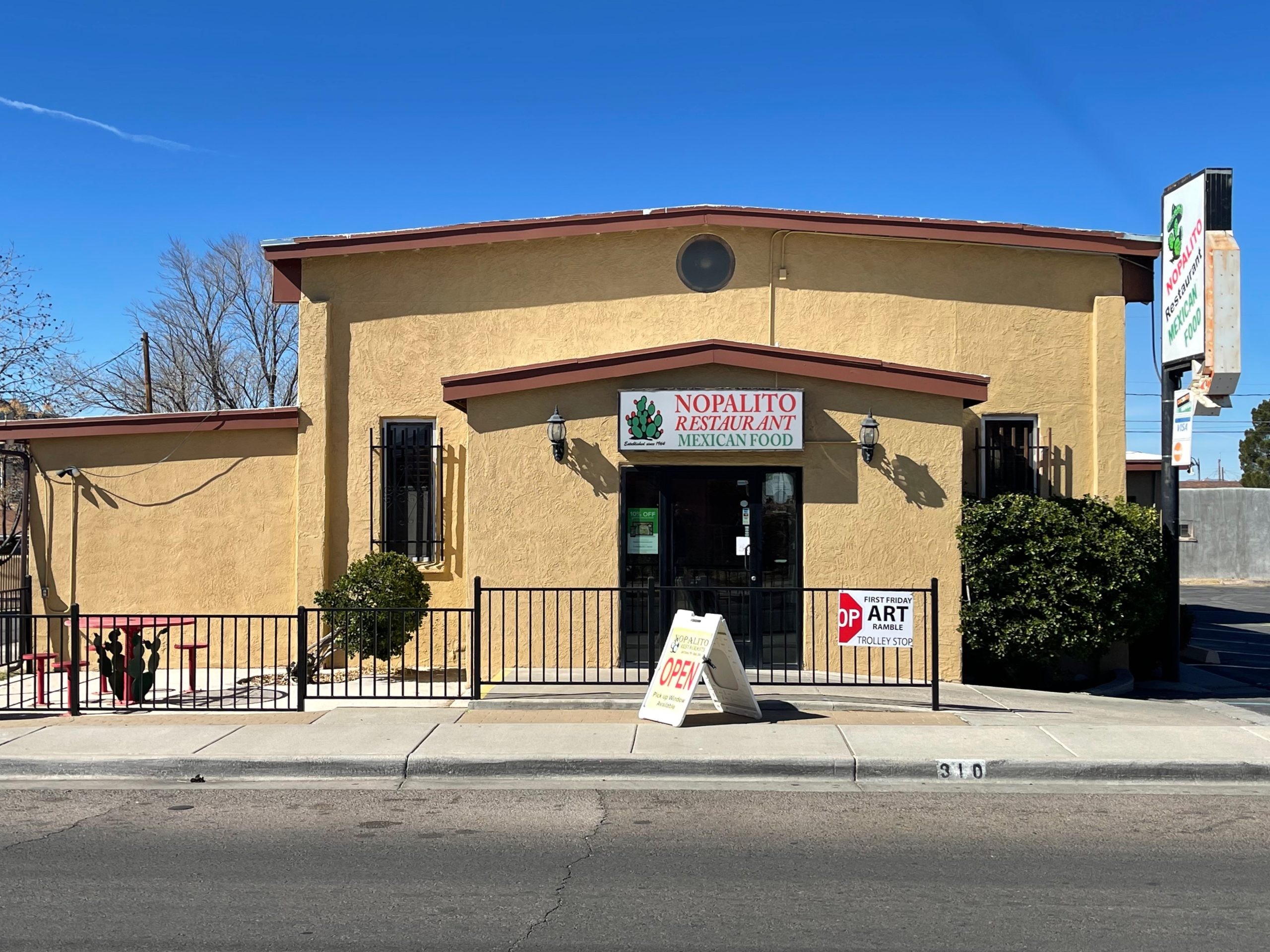 Nopalito Restaurant Exterior in Las Cruces