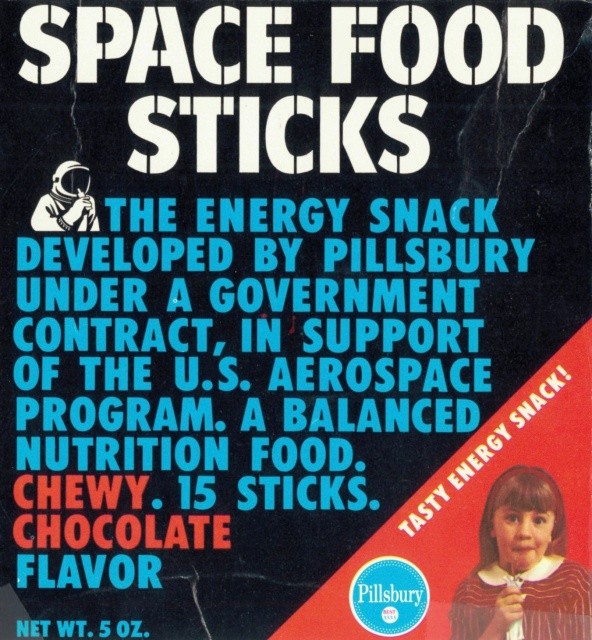 Original Space Food Sticks Packaging