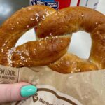 Sam's Club soft pretzel with salt