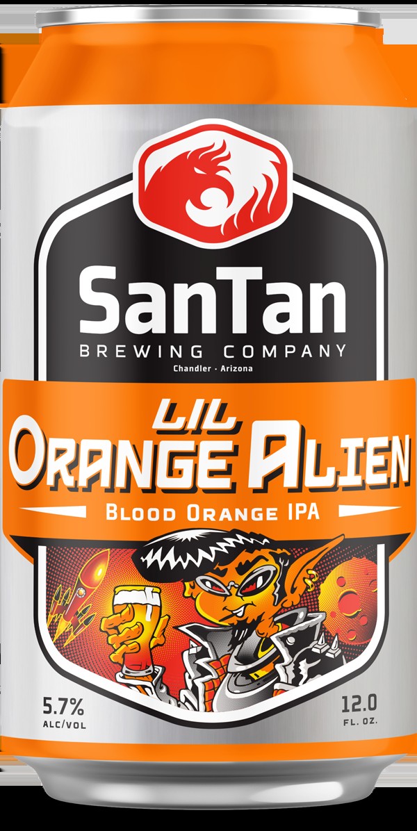 Selection of SanTan Brewing Company craft beers including IPAs, lagers, and ales, perfect for pairing with food near you.