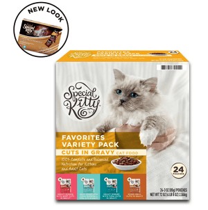 Special Kitty Mixed Grill Cuts in Gravy Wet Cat Food Pouch