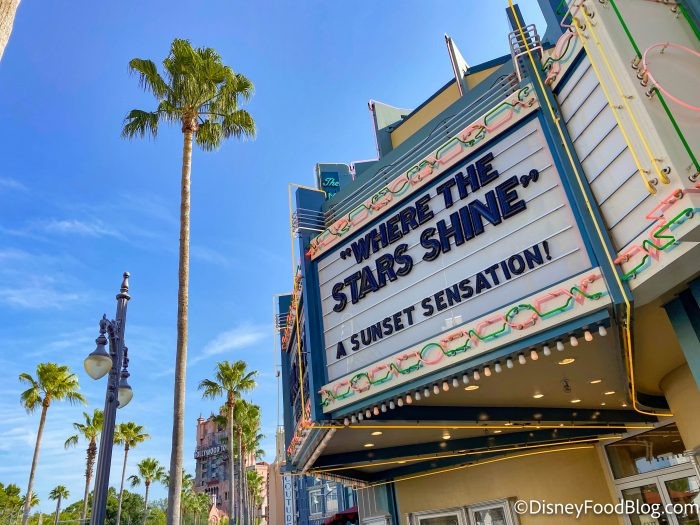 Sunset Boulevard atmosphere at Hollywood Studios