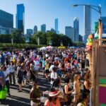 Taste of Chicago ice cream booth