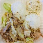 Traditional Hawaiian Kalua Pig cooked in an Imu