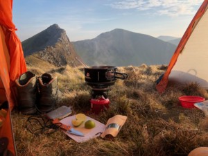 Wild camping with your own dehydrated backpacking meals is highly rewarding!