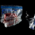 Ziploc vacuum sealed bags for food storage and sous vide cooking