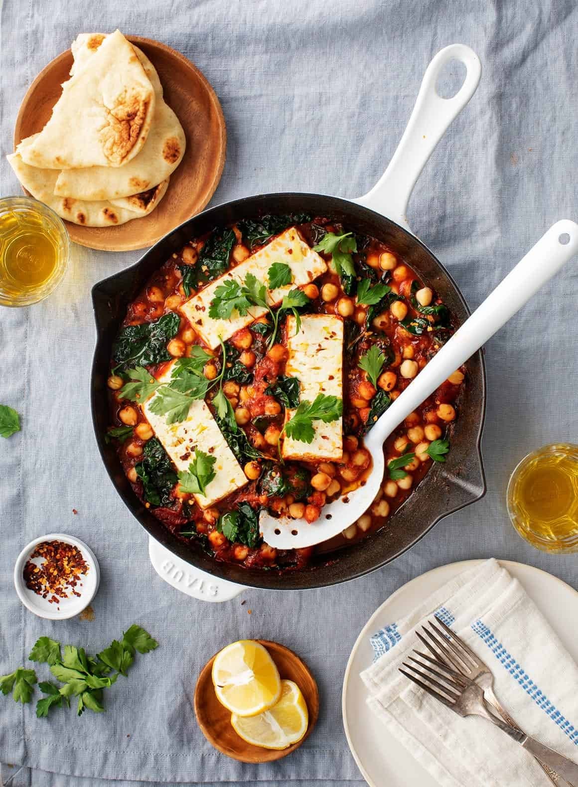 Baked feta - easy kale recipes