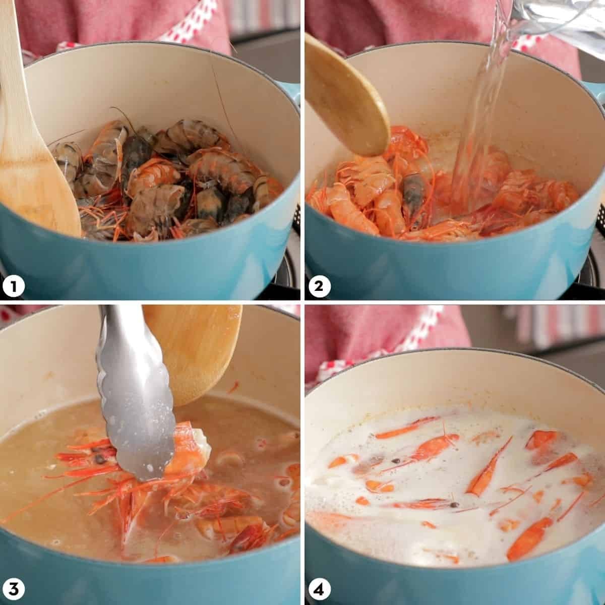 Shrimp Stock Preparation