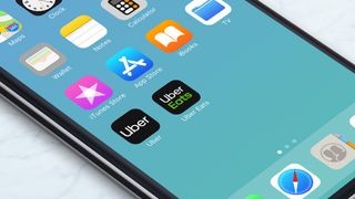 Uber Eats app on a smartphone