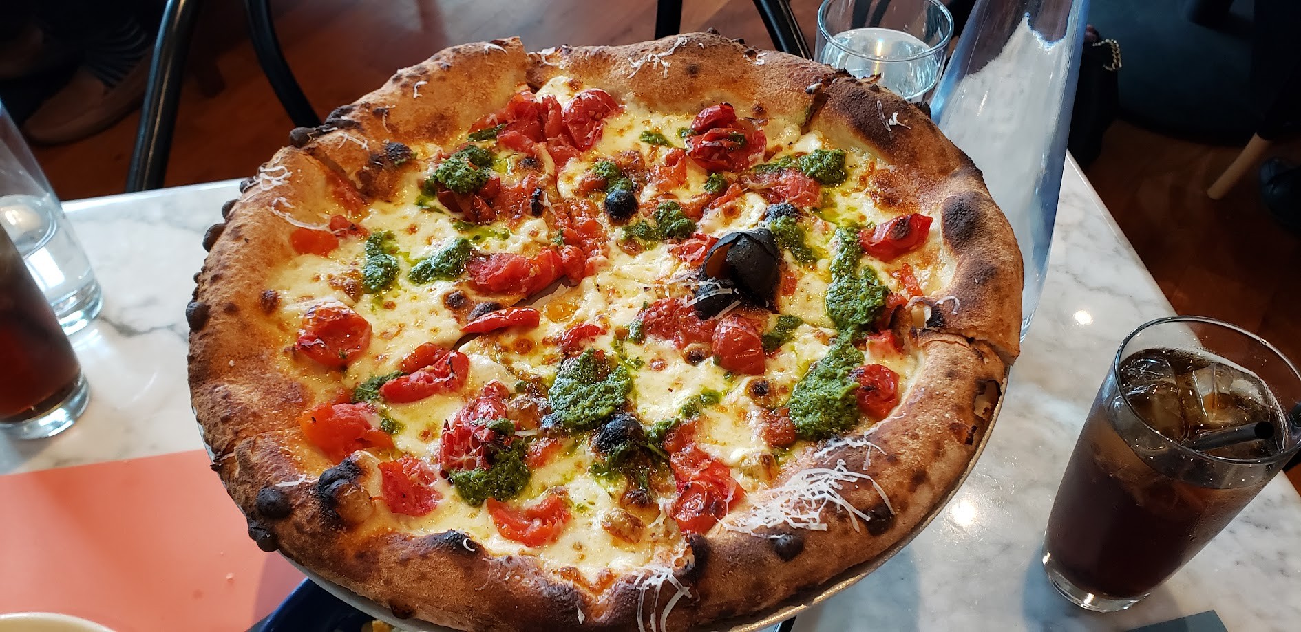 Delicious Rigatoni and Burnt Honey Pizza at Sassetta
