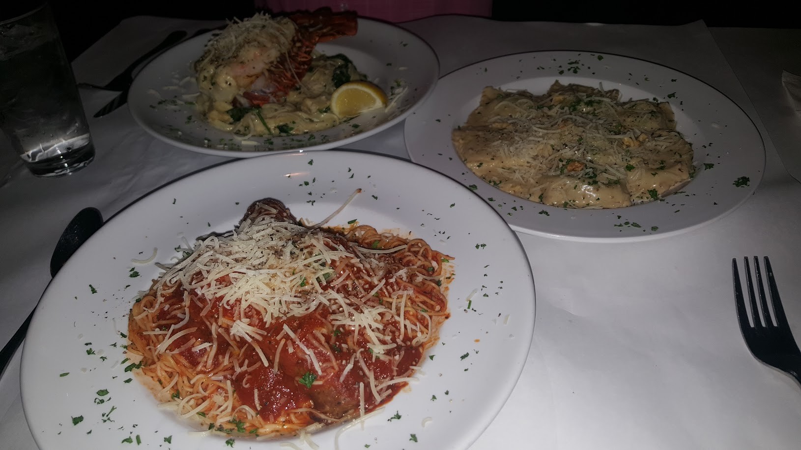 Shrimp and Spinach Giovanni at Terilli's Restaurant