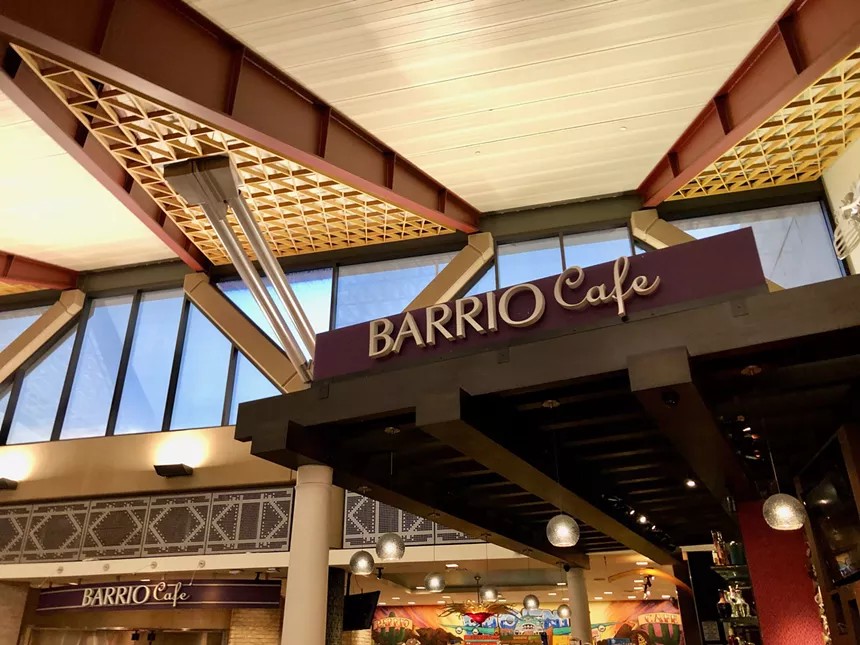 Barrio Cafe in Terminal 4 at Phoenix Airport, known for its authentic Mexican cuisine.