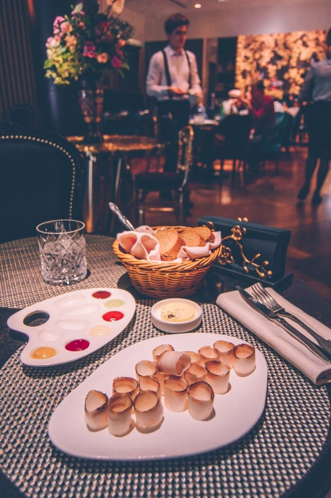 assortment of Russian appetizers