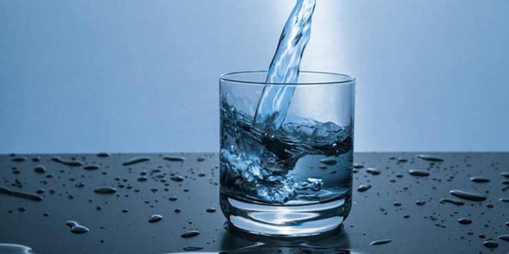 Glass of water