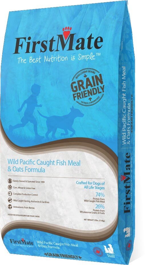 Bowl of FirstMate Dog Food