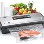 Vacuum Sealer removes air from the bag