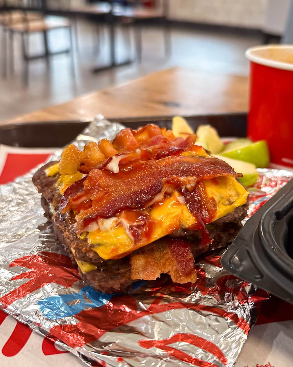 Wendy's salad and chili