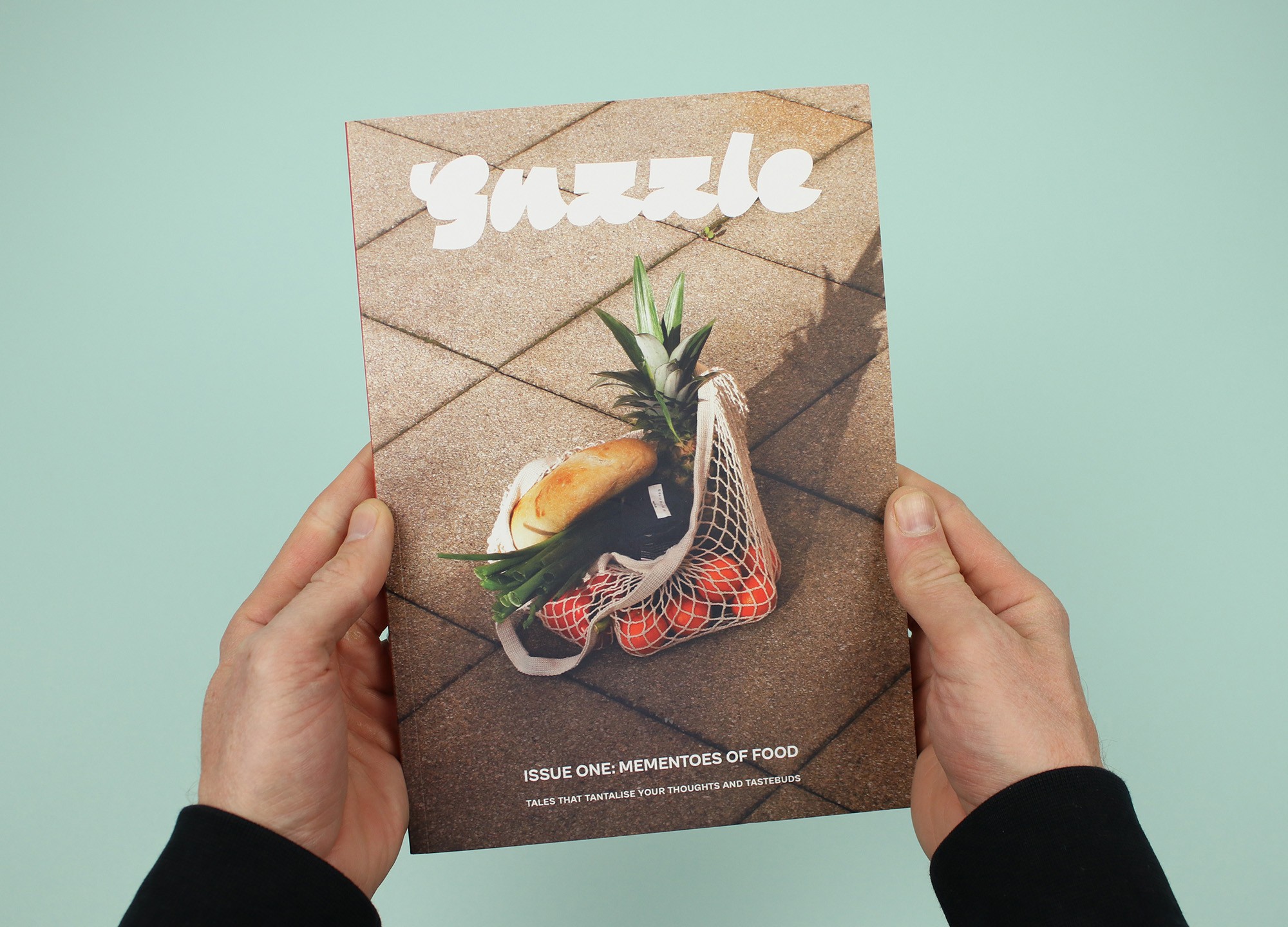 A pint of beer in Guzzle food magazine