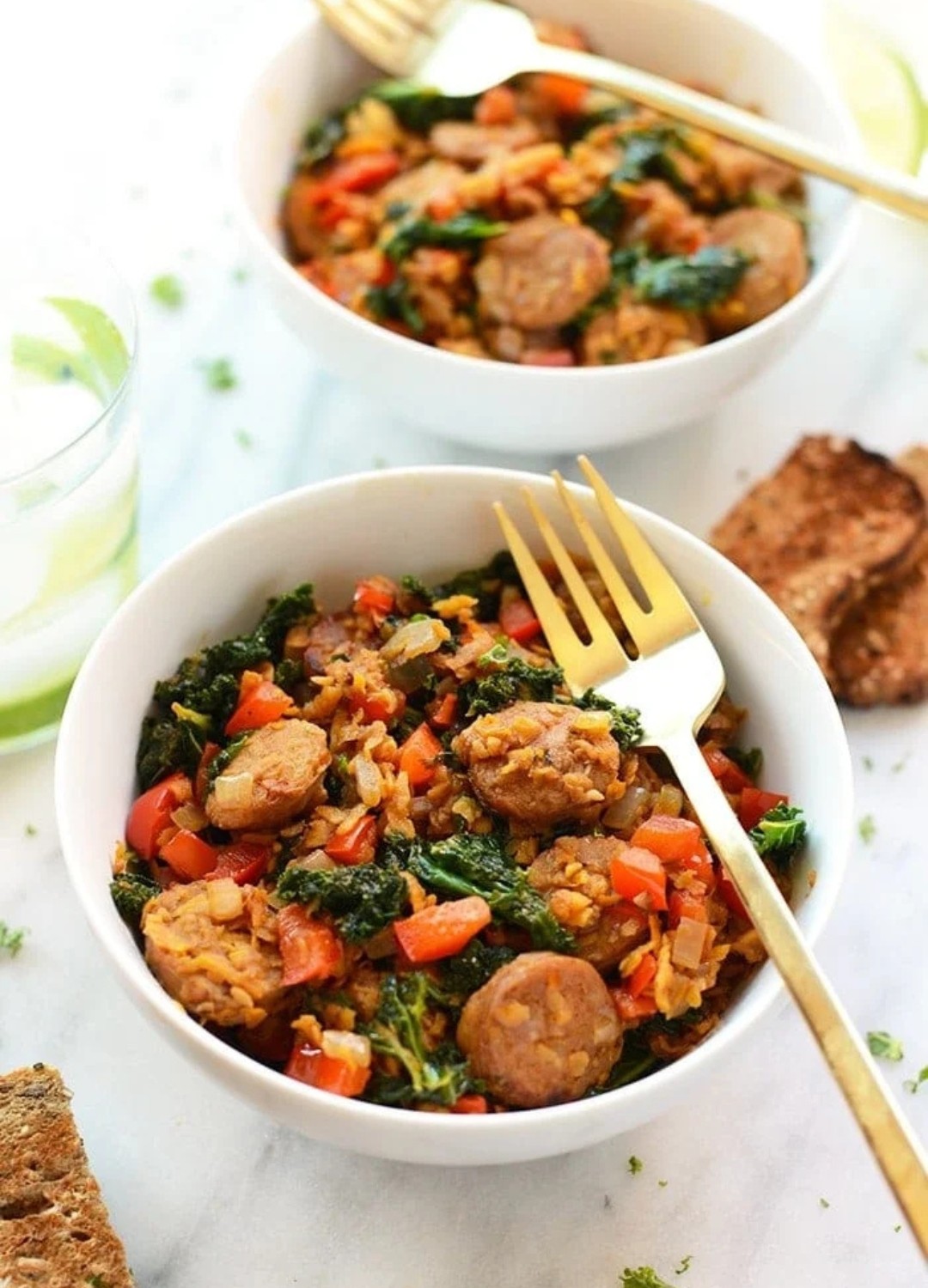 Sweet Potato Hash Protein Bowl