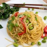 Honey Sesame Spaghetti: an easy pantry staple recipes
